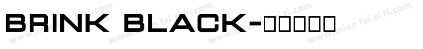 Brink Black字体转换